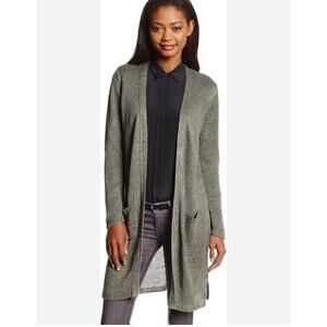 525 America 100% Linen Open Long Cardigan Duster Quiet Luxury Boho chic Preppy